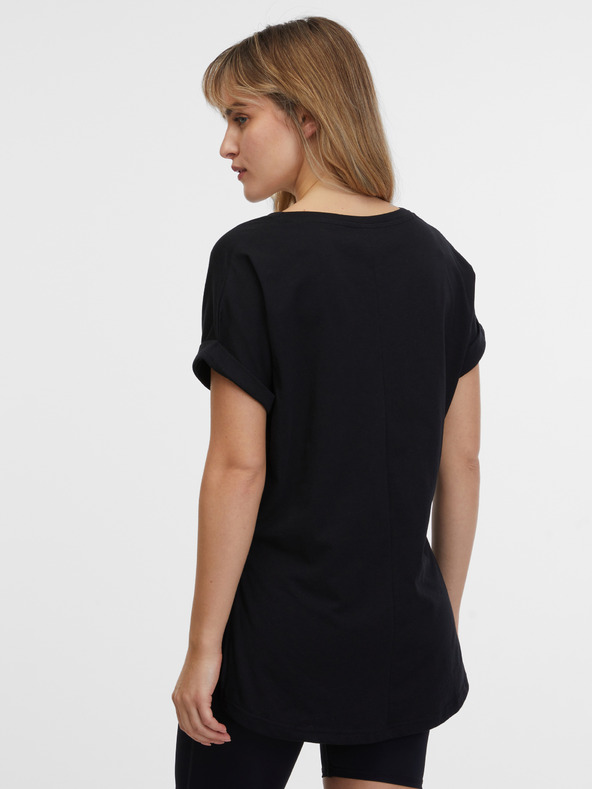 Sam 73 Черна дамска тениска SAM 73 Carolina