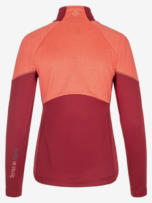 Kilpi Оранжево-винен дамски функционален суитчър Kilpi TOMMS-W