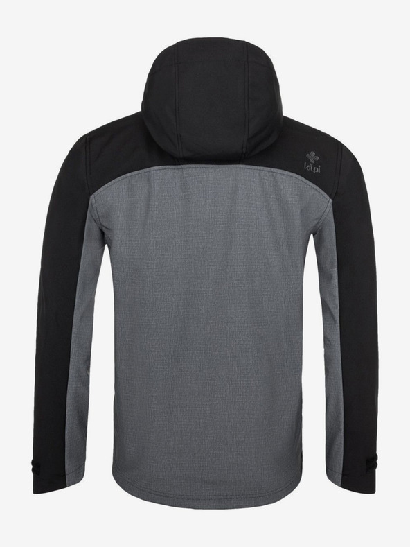 Kilpi Черно и сиво мъжко софтшел яке Kilpi RAVIO-M