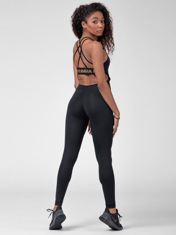 Nebbia Черен дамски гащеризон NEBBIA INTENSE Златен гащеризон 595