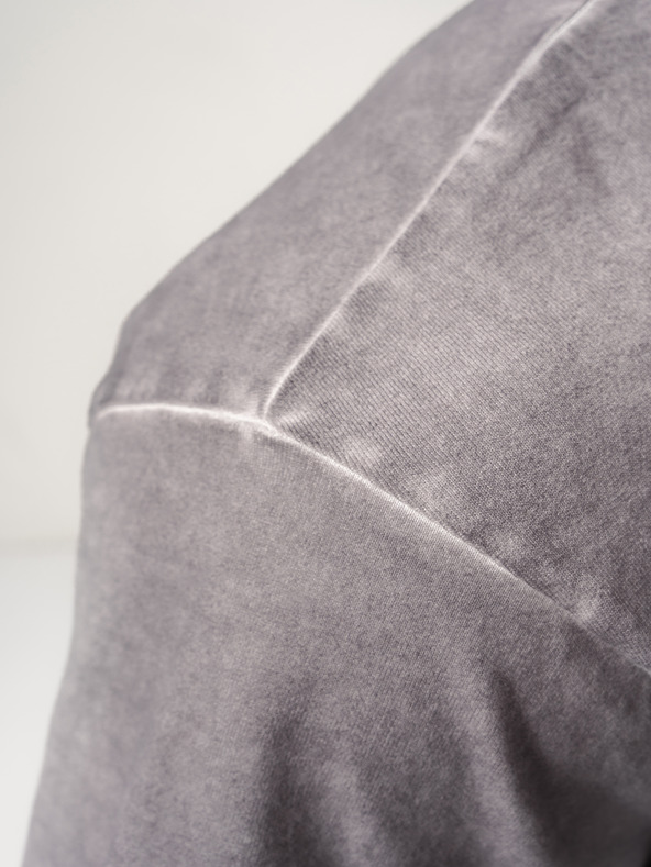 Nebbia Изпрана памучна тениска с голямо тегло GRIND 370