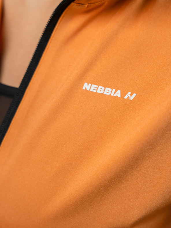 Nebbia SLEEK 481 Оранжев суитчър с цип