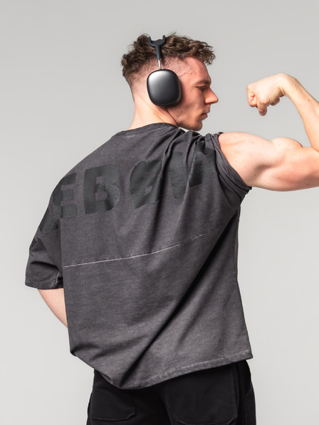 Nebbia Изпрана тениска с голям размер NO SHORTCUTS 369