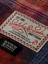 Scotch & Soda Червено-син мъжки кариран шал Scotch & Soda