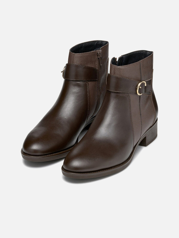 Geox Кафяви дамски анкъл обувки Geox Felicity