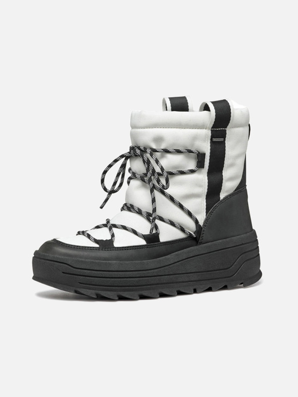 Geox Бели дамски обувки за глезена Geox Milleiny ABX