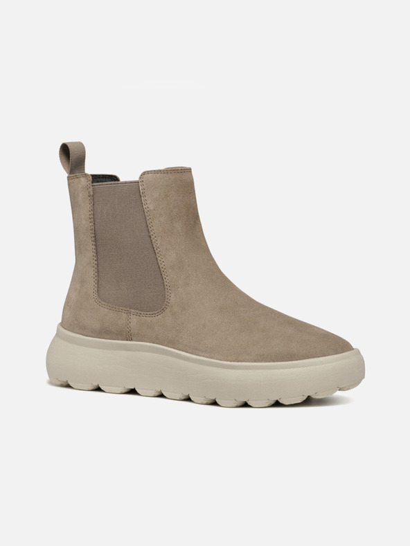 Geox Бежови дамски анкъл обувки Geox Spherica EC4.1