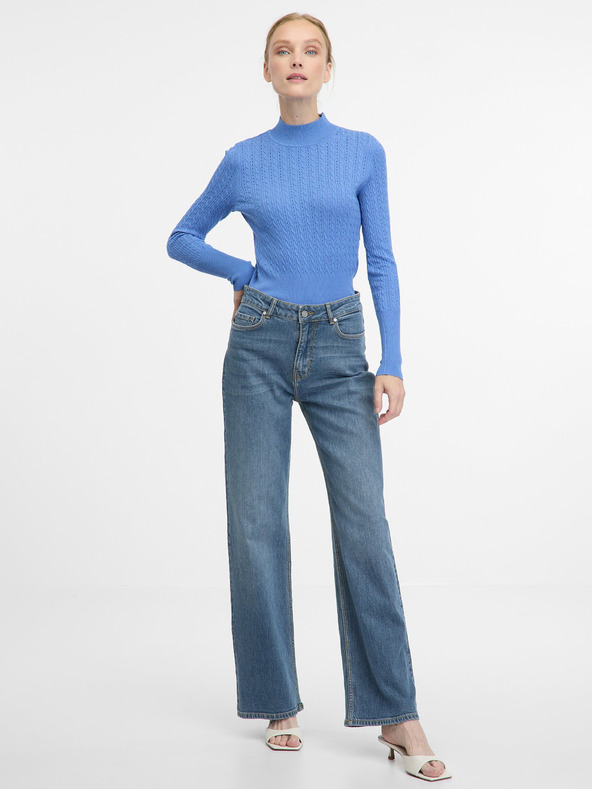 Orsay Син дамски пуловер ORSAY