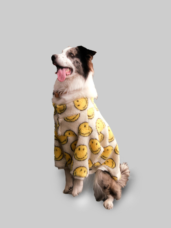 GAP Флийс костюм за кучета GAP × SmileyWorld® GAP