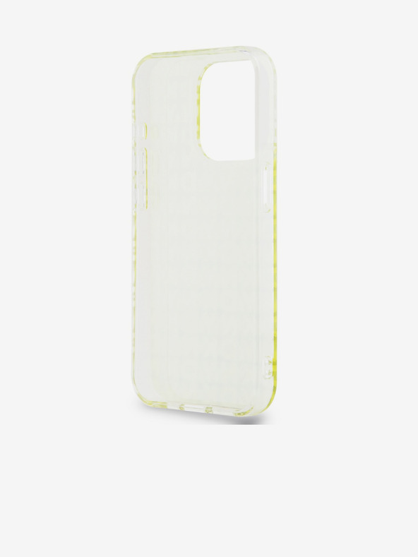 DKNY PC/TPU заден капак с повтаряща се шарка за iPhone 15 Pro Yellow DKNY