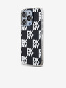 DKNY PC/TPU кариран модел заден капак за iPhone 15 Pro черен DKNY