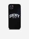 DKNY Заден капак MagSafe с логото на арката за iPhone 15 Plus Black DKNY
