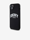 DKNY Заден капак MagSafe с логото на арката за iPhone 15 Plus Black DKNY