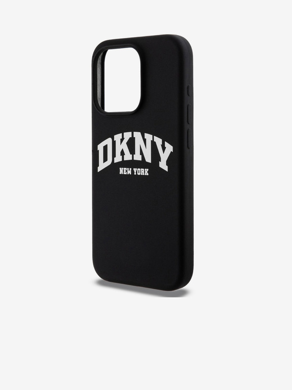 DKNY Течно силиконово лого с арка MagSafe за iPhone 15 Pro Black DKNY