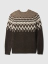 GAP Пуловер от вълнена смес Fair Isle GAP