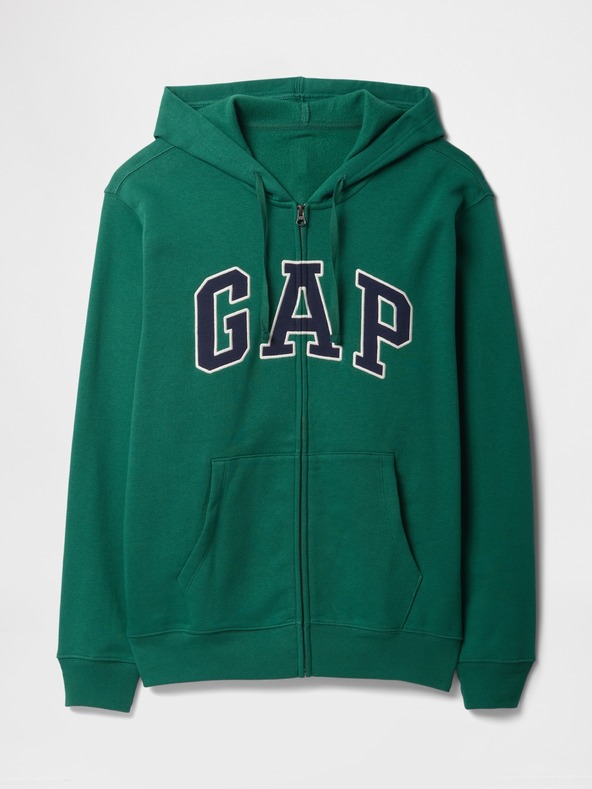 GAP Суитшърт с цип и лого GAP