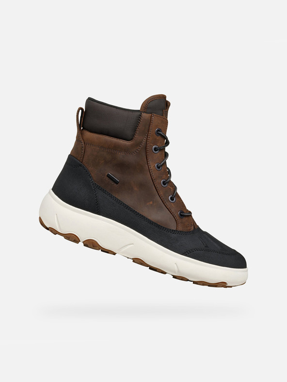 Geox Кафяви мъжки анкъл обувки Geox Nebula + Grip AB