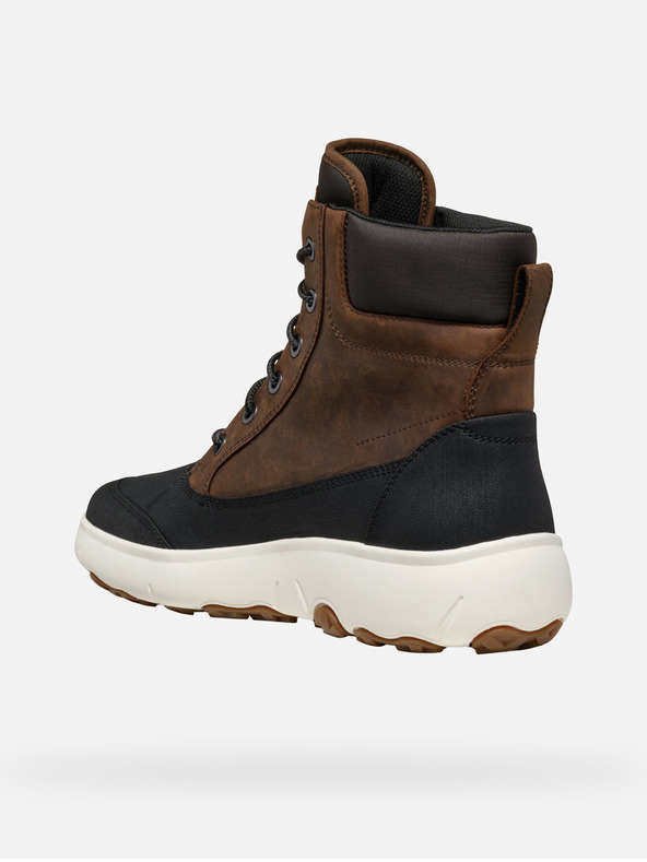 Geox Кафяви мъжки анкъл обувки Geox Nebula + Grip AB