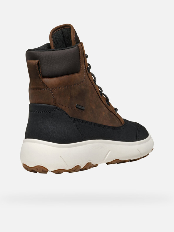 Geox Кафяви мъжки анкъл обувки Geox Nebula + Grip AB