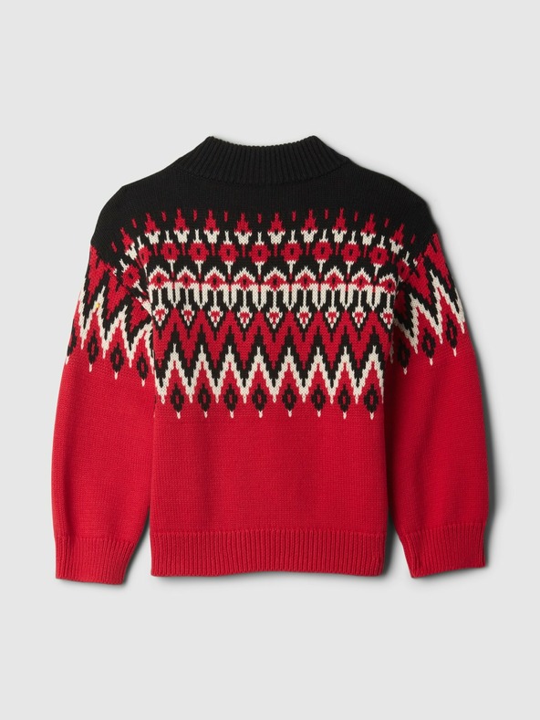 GAP Бебешки пуловер Fair Isle GAP