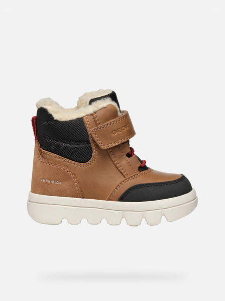 Geox Кафяви зимни обувки за момчета Geox Willaboo B Ab