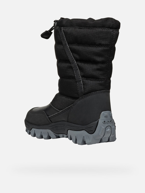 Geox Черни момчешки зимни обувки Geox Himalaya ABX