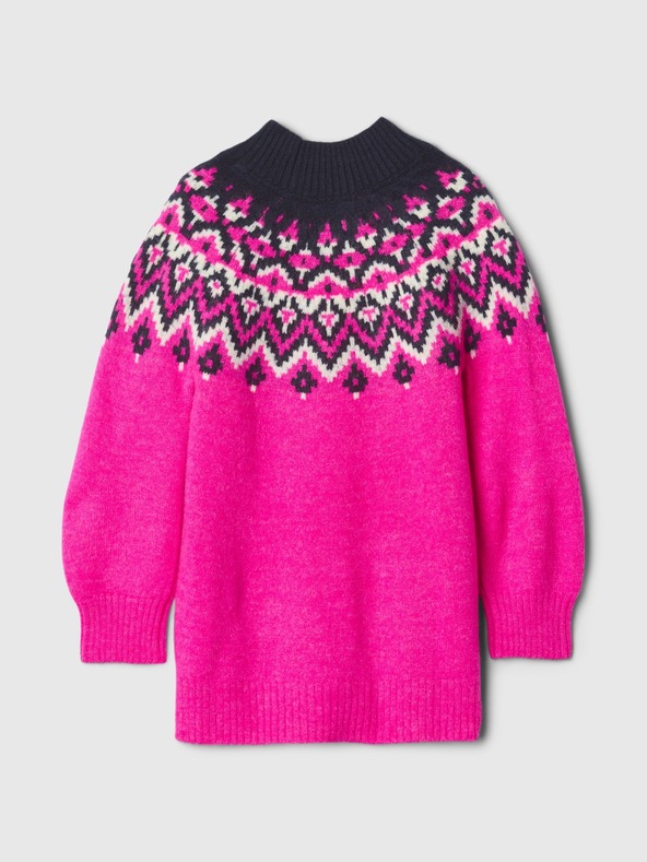 GAP Бебешки пуловер рокля Fair Isle GAP