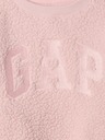 GAP Бебешка суитшъртена рокля с лого GAP