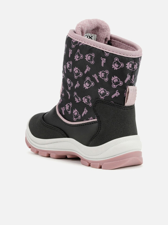 Geox Черни детски обувки за глезена Geox Flanfil ABX