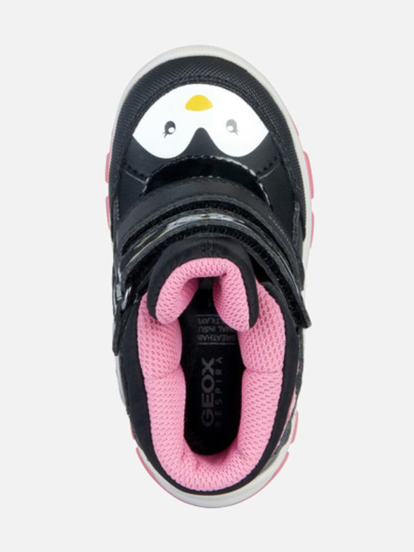 Geox Черни детски обувки за глезена Geox Flanfil ABX