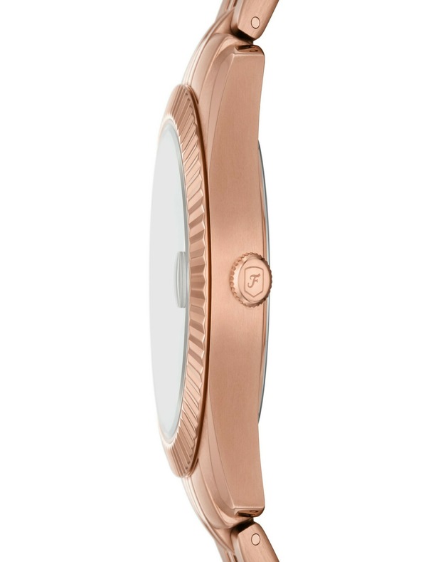 Fossil Дамски кръгъл часовник Fossil SCARLETTE