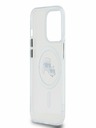 Karl Lagerfeld Karl Lagerfeld IML K&CH Heads Metal Frame MagSafe заден капак за iPhone 15 Pro прозрачен
