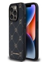 Karl Lagerfeld PU Karl Heads Pattern Magsafe Back Cover за iPhone 15 Pro Max Black Karl Lagerfeld