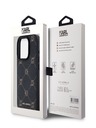 Karl Lagerfeld PU Karl Heads Pattern Magsafe Back Cover за iPhone 15 Pro Max Black Karl Lagerfeld