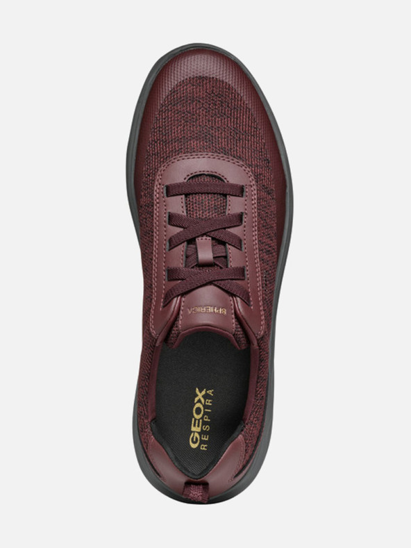 Geox Мъжки маратонки Geox Spherica в цвят бордо