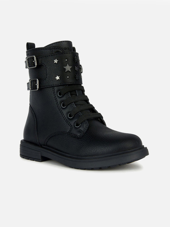 Geox Черни детски обувки за глезена Geox Eclair