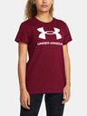 Under Armour Дамска тениска Under Armour UA Rival Logo SS-RED