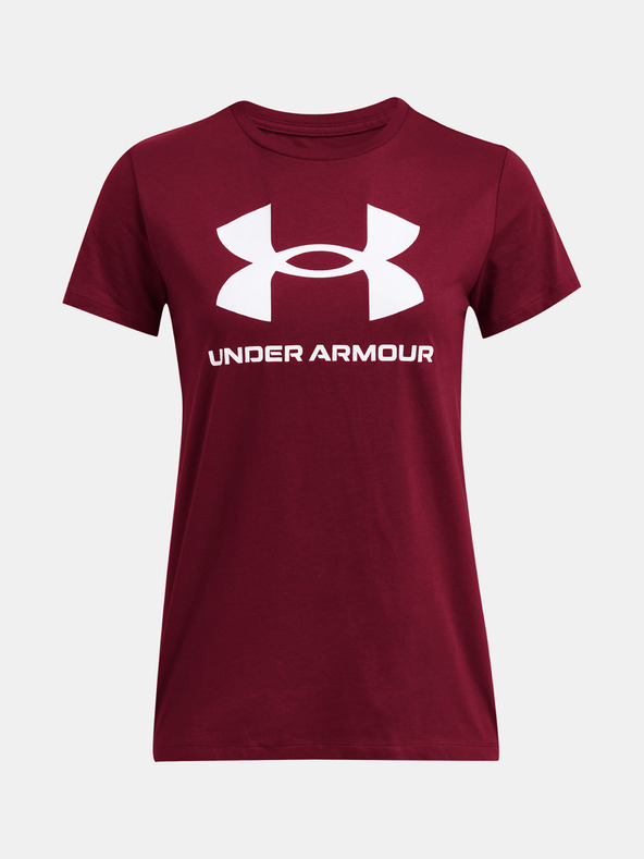 Under Armour Дамска тениска Under Armour UA Rival Logo SS-RED