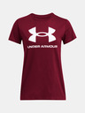 Under Armour Дамска тениска Under Armour UA Rival Logo SS-RED