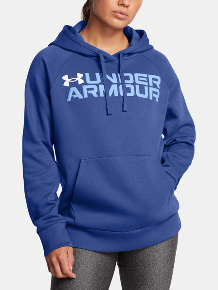 Under Armour Under Armour Rival Fleece Wordmark Hoodie-BLU
