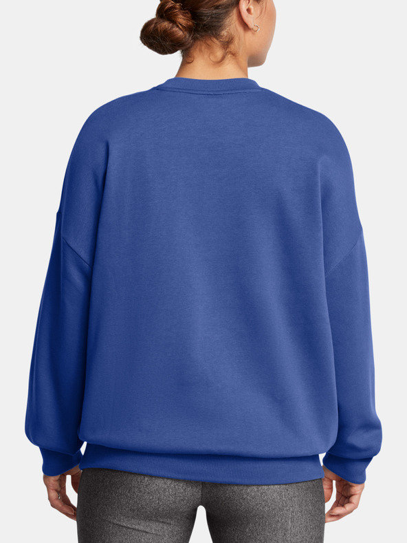 Under Armour Дамски суитшърт Under Armour Rival Fleece WordmarkOS Crew-BLU