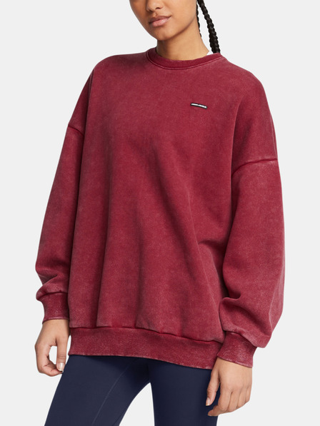 Under Armour Under Armour UA Icon HWT Flc OS Crew-RED Суитшърт за жени