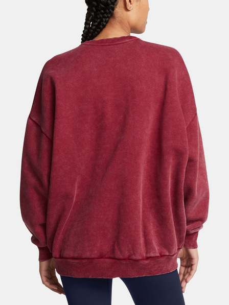 Under Armour Under Armour UA Icon HWT Flc OS Crew-RED Суитшърт за жени