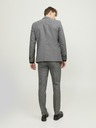 Jack & Jones Тъмно сив мъжки панталон за костюм от вълнена смес Jack & Jones Solaris