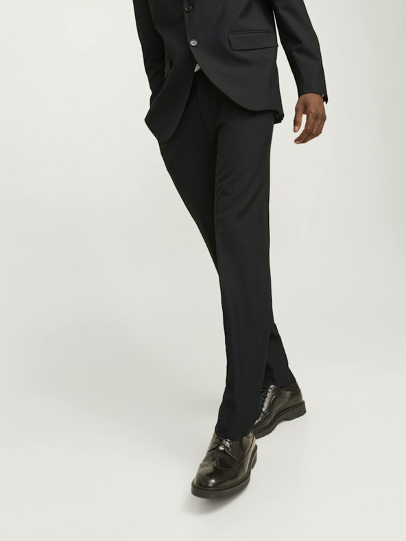 Jack & Jones Черни мъжки панталони Jack & Jones Brush