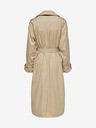 ONLY Бежово палто със свободна кройка и вратовръзка САМО Chloe