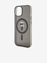 Karl Lagerfeld IML Ikonik MagSafe заден капак за iPhone 15 черен Karl Lagerfeld