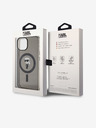 Karl Lagerfeld IML Ikonik MagSafe заден капак за iPhone 15 черен Karl Lagerfeld