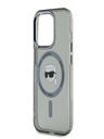 Karl Lagerfeld Karl Lagerfeld IML Karl Head Metal Frame MagSafe заден капак за iPhone 15 Pro Max черен