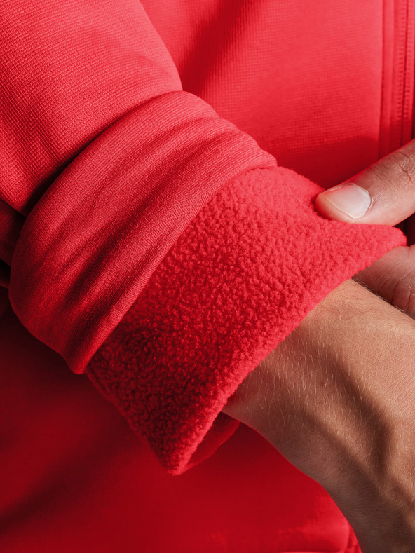 Under Armour Мъжки суитшърт Under Armour UA Armour Fleece FZ Hoodie-RED